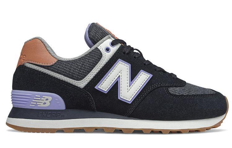 Order (W) New Balance 574 'Hitam Mystic Purple' WL574BCX