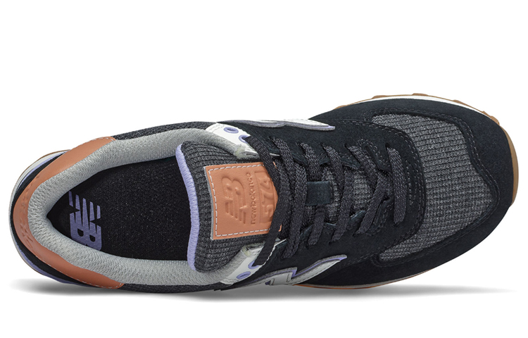 Lookbook (W) New Balance 574 'Hitam Mystic Purple' WL574BCX