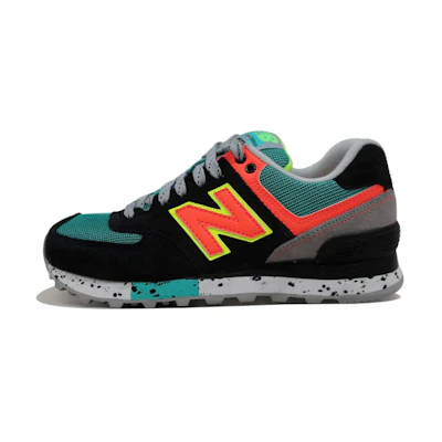 (W) NB 574 'Black Orange Blue'