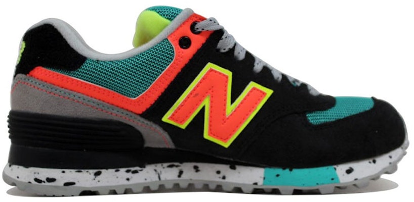 (Women) New Balance 574 'Black Orange Blue' WL574OBD Order (Women) New Balance 574 'Black Orange Blue' WL574OBD