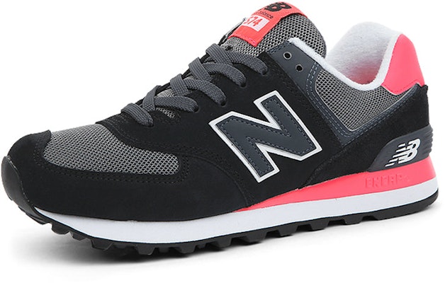 (W) New Balance 574 'Hitam Merah Jambu' WL574CPL Lookbook (W) New Balance 574 'Hitam Merah Jambu' WL574CPL