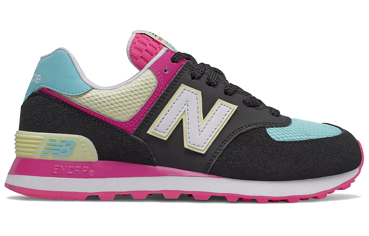 Order (W) New Balance 574 'Hitam Pink Glow' WL574GP2