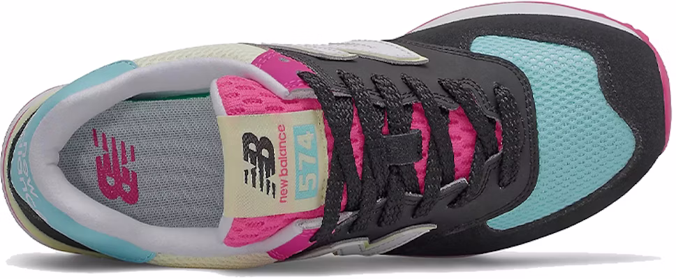 (W) New Balance 574 'Hitam Pink Glow' WL574GP2 Lookbook (W) New Balance 574 'Hitam Pink Glow' WL574GP2