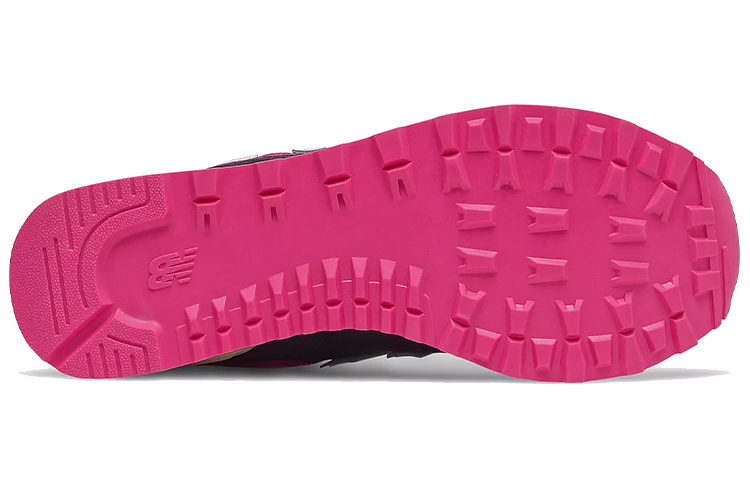 Shop (W) New Balance 574 'Hitam Pink Glow' WL574GP2