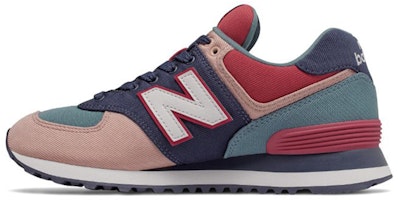 (Women) New Balance 574 Series Blue Red 'Pink' WL574INA (Women) New Balance 574 Series Blue Red 'Pink' WL574INA