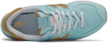Shop New Balance 574系列 復古跑步鞋 女款 浪藍