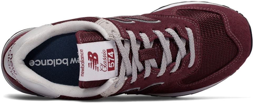 (W) New Balance 574 'Burgundy' Merah Anggur WL574ER Lookbook (W) New Balance 574 'Burgundy' Merah Anggur WL574ER