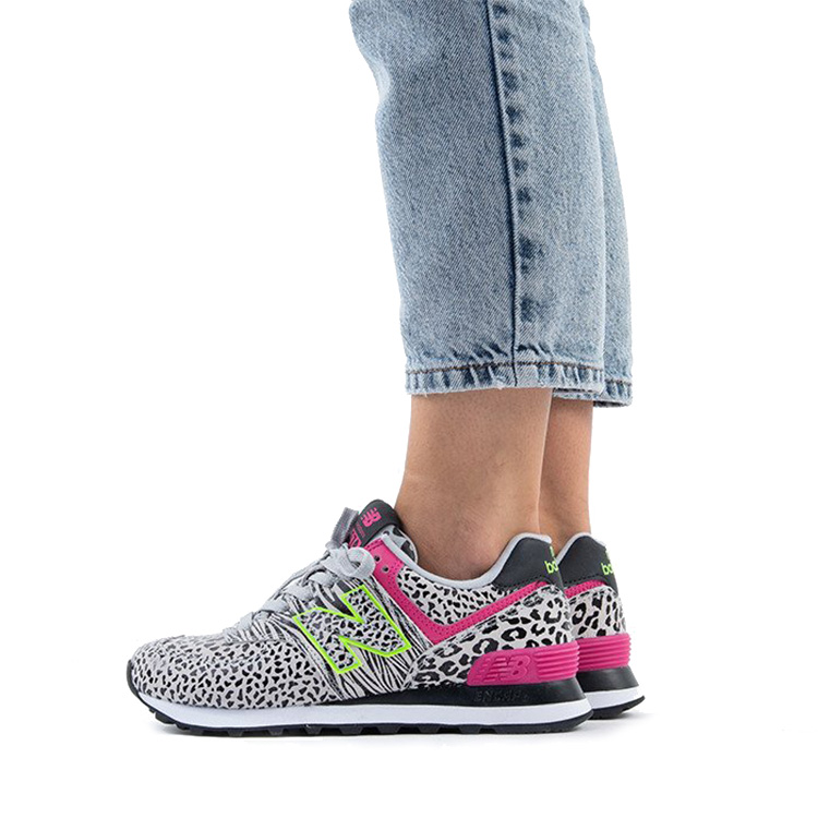 Purchase (W) New Balance 574 'Estampado de Guepardo - Negro Gris' WL574ANA