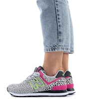 (W) New Balance 574 'Motif Cheetah - Hitam Abu-abu' WL574ANA Purchase (W) New Balance 574 'Motif Cheetah - Hitam Abu-abu' WL574ANA
