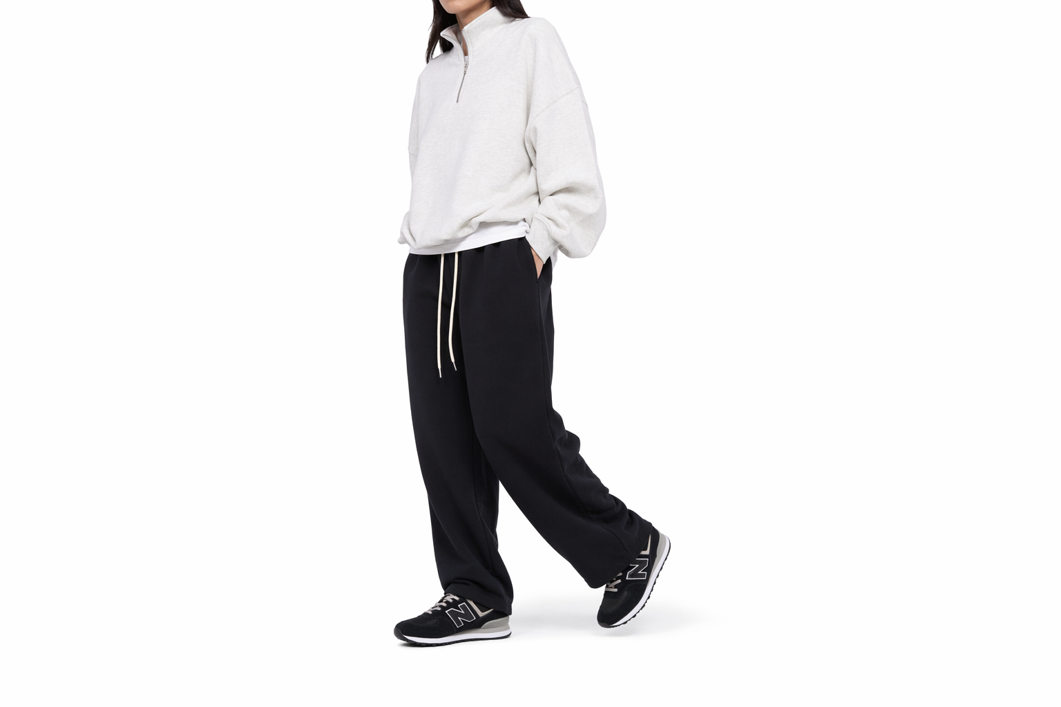 Order (W) 뉴발란스 여성용 574 '코어 팩 - 블랙 화이트' WL574EVB WL574EVB