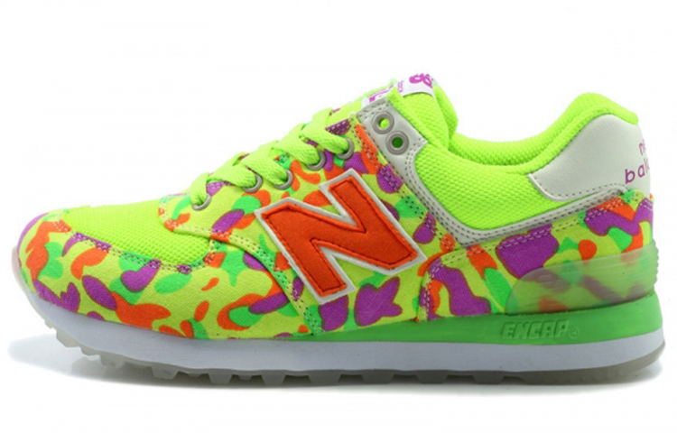 (W) NB 574 'Fluorescent Green Red Purple'