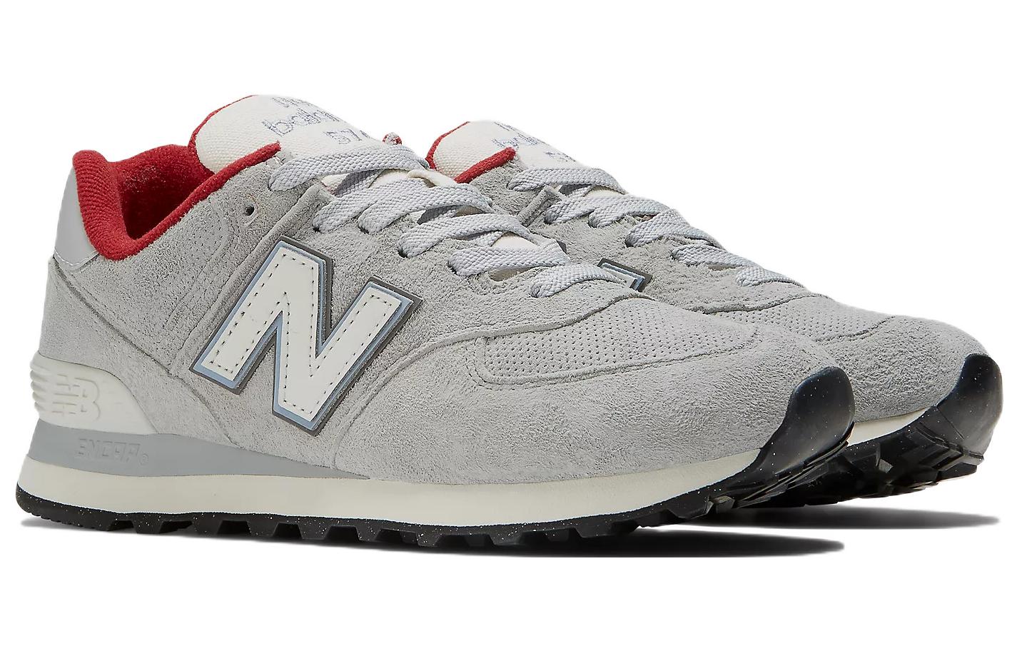 Lookbook (W) 뉴발란스 574 '그레이 블루 레드' (New Balance 574 'Grey Blue Red') WL574BU2