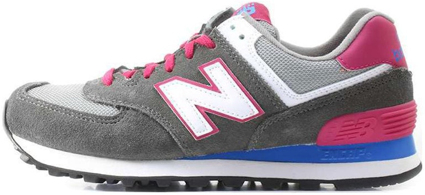 New Balance NB 574 防滑耐磨 低筒 跑步鞋 女款 灰紅 Buy New Balance NB 574 防滑耐磨 低筒 跑步鞋 女款 灰紅