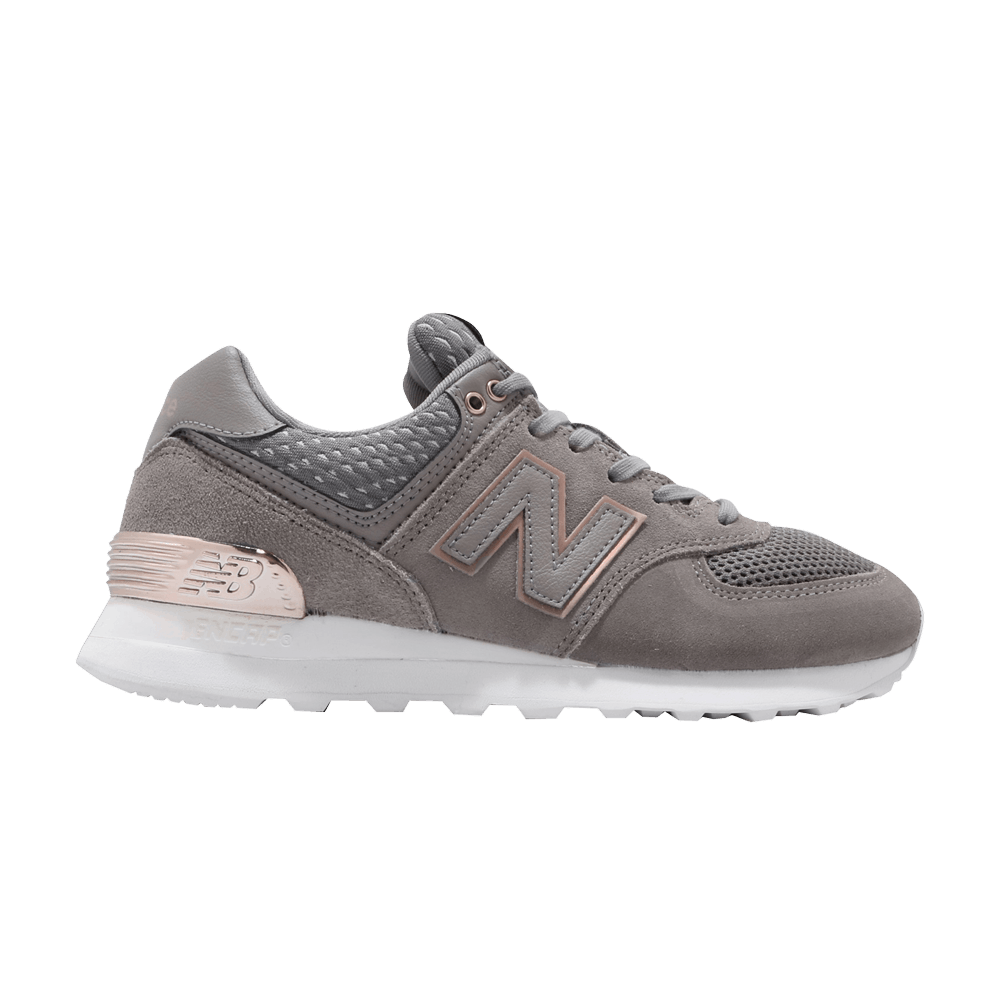 Buy (W) ニューバランス574 グレー/ホワイト/ローズゴールド WL574FSCB