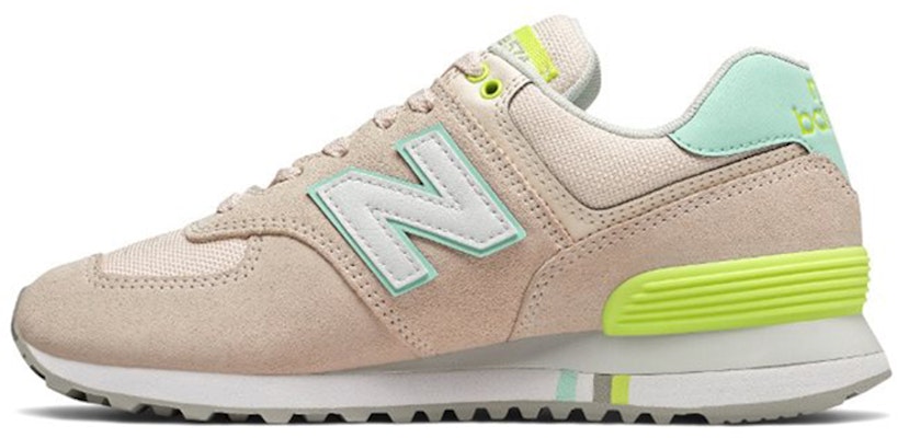 (W) New Balance 574 'Coklat Muda Hijau Kuning' WL574NSC Buy (W) New Balance 574 'Coklat Muda Hijau Kuning' WL574NSC