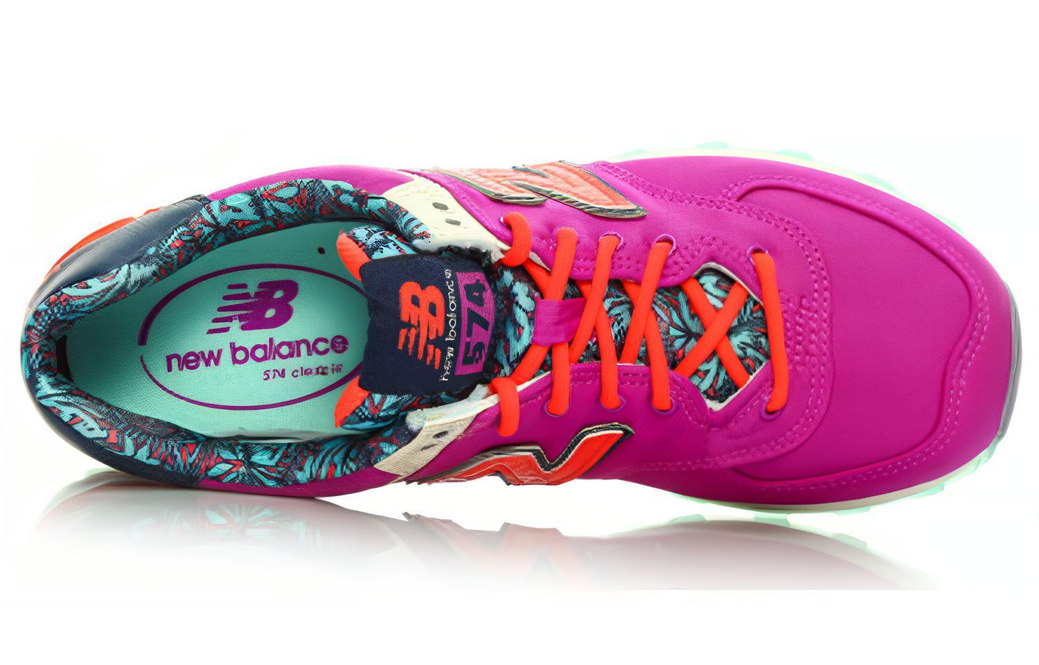 Lookbook (W) New Balance 574 'Luau' Sepatu Pria/Wanita Sneakers Retro Casual WL574ILB