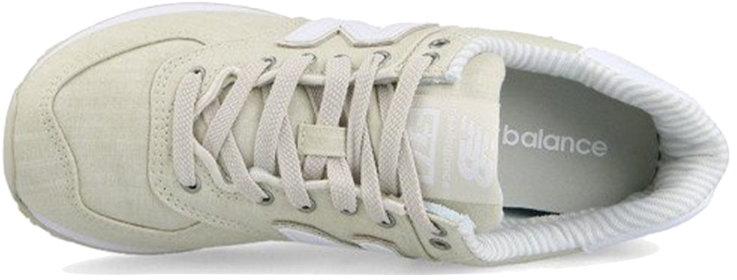 Buy Women New Balance 574 Cream Yellow White WL574CHG Novelship