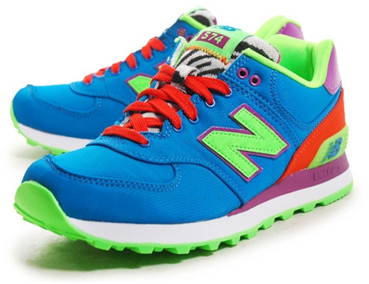 (W) New Balance 574 'Pop Safari - Biru' WL574BP Order (W) New Balance 574 'Pop Safari - Biru' WL574BP
