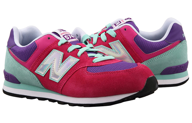 Lookbook (W) 뉴발란스 574 '빨강보라초록' (New Balance 574 'RedPurpleGreen') KL574H3G