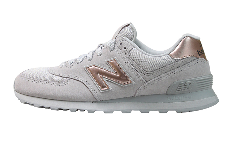 Buy New Balance 574系列 玫瑰金 白色 女款