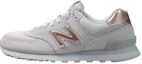 Buy New Balance 574系列 玫瑰金 白色 女款