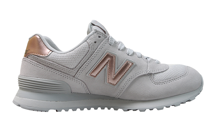Order New Balance 574系列 玫瑰金 白色 女款
