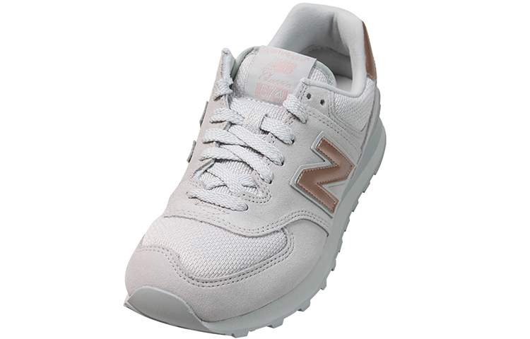 Lookbook New Balance 574系列 玫瑰金 白色 女款