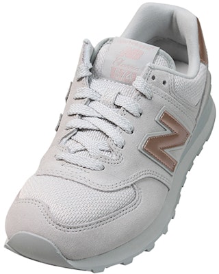 New Balance 574系列 玫瑰金 白色 女款 Lookbook New Balance 574系列 玫瑰金 白色 女款