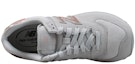 Shop New Balance 574系列 玫瑰金 白色 女款