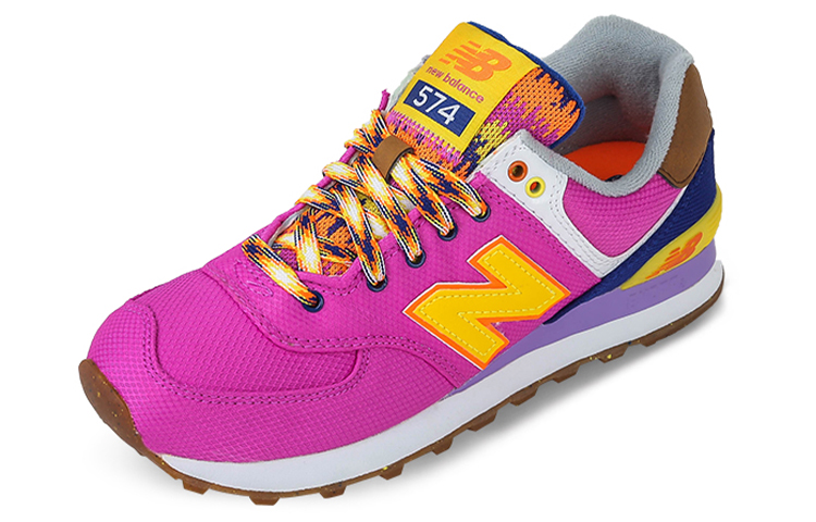 Lookbook (W) New Balance 574 'Rojo Rosa Azul Blanco' WL574EXB