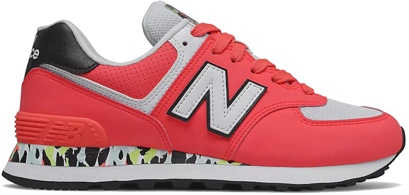 (W) New Balance 574 'Vivid Coral Camo' Lelaki/Wanita Sneaker WL574CU2 Order (W) New Balance 574 'Vivid Coral Camo' Lelaki/Wanita Sneaker WL574CU2