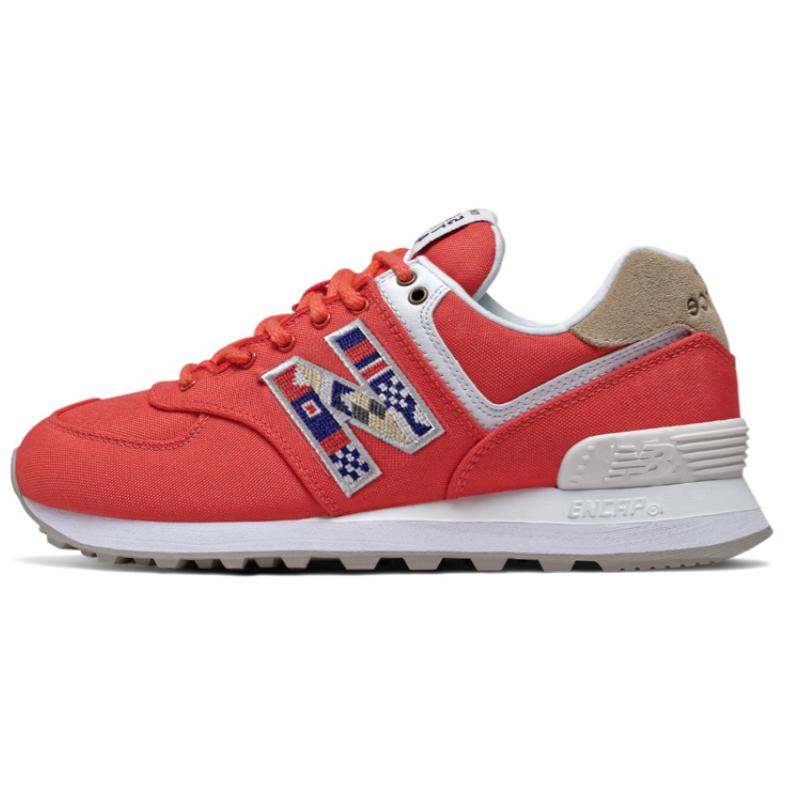 (W) NB 574 B-Wide Beige/Red