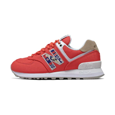 (W) NB 574 B-Wide Beige/Red