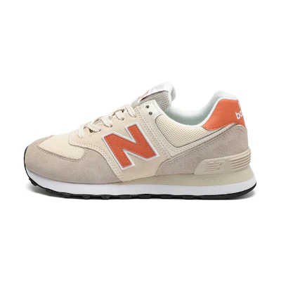 (W) NB 574 Calm Taupe Orange
