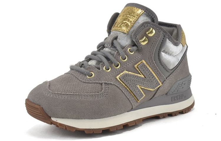 Lookbook (W) 뉴발란스 574 그레이/골드 (New Balance 574 Grey/Gold) WH574FBB