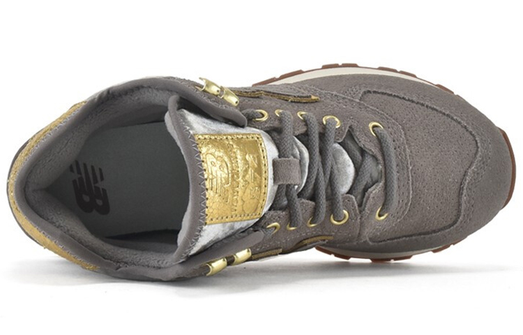 Shop (W) 뉴발란스 574 그레이/골드 (New Balance 574 Grey/Gold) WH574FBB