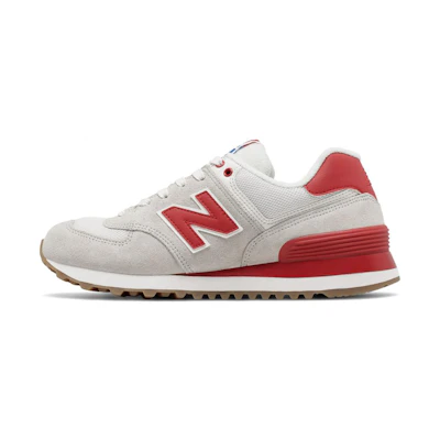 (W) NB 574 Grey/Red