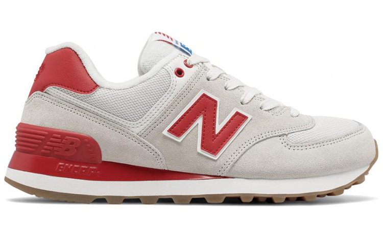 Order New Balance NB 574 經典休閒 低筒 跑步鞋 女款 灰紅色
