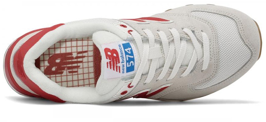 (W) New Balance 574 Kelabu/Merah WL574RSA Shop (W) New Balance 574 Kelabu/Merah WL574RSA