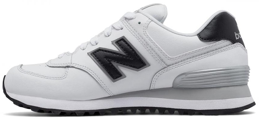 (W) 뉴발란스 574 레더 블랙화이트 (New Balance 574 Leather Black/White) WL574LEC Buy (W) 뉴발란스 574 레더 블랙화이트 (New Balance 574 Leather Black/White) WL574LEC