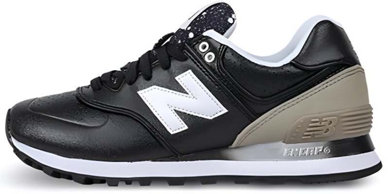 New Balance 574系列 減震防滑耐磨 低幫跑步鞋 女款 黑色 Buy New Balance 574系列 減震防滑耐磨 低幫跑步鞋 女款 黑色