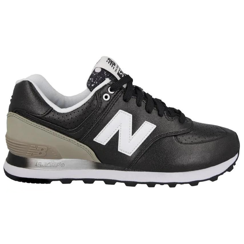 Order New Balance 574系列 減震防滑耐磨 低幫跑步鞋 女款 黑色