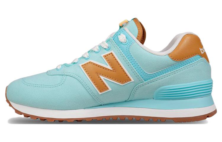 Buy (W) ニューバランス574ローカット 青/黄 WL574OF2