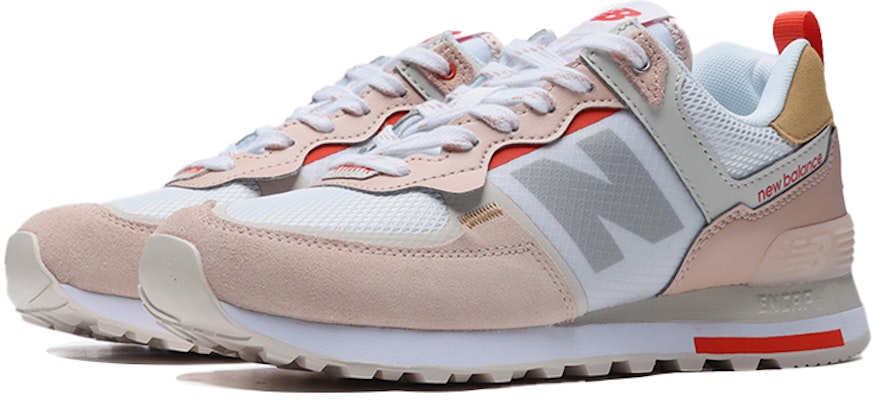 (W) New Balance 574 粉橘色鞋子 WL574ISE Lookbook (W) New Balance 574 粉橘色鞋子 WL574ISE