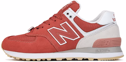 (Women) New Balance 574 Red/White WL574TAD (Women) New Balance 574 Red/White WL574TAD