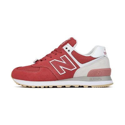 (W) NB 574 Red/White