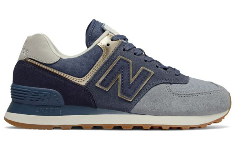 Order (W) New Balance 574 Patch Metallico Blu WL574MLD