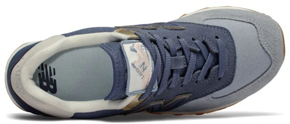 (W) New Balance 574 Patch Metallico Blu WL574MLD Lookbook (W) New Balance 574 Patch Metallico Blu WL574MLD