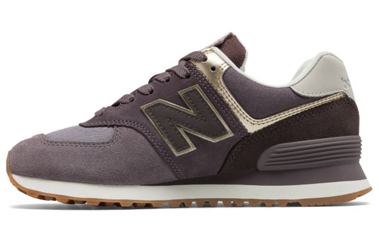 (Women) New Balance 574 Metallic Patch Purple WL574MLB