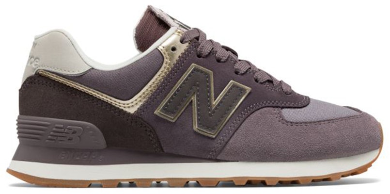 (W) New Balance 574 Patch Logam Ungu WL574MLB Order (W) New Balance 574 Patch Logam Ungu WL574MLB
